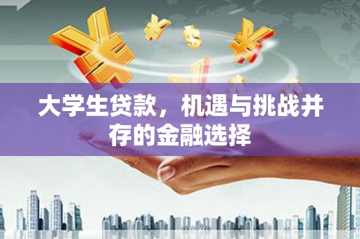 诸暨大学生贷款，机遇与挑战并存的金融选择